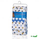  - Luxusn ltkov pleny s jemnm flanelem modr bagry 4 kusy T-TOMI od  firkon-kocarky.cz