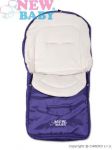  - Zimn fusak do korku NEW BABY klasic fleece fialov od  www.firkon-kocarky.cz