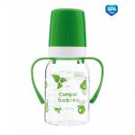  - 11/821 Lhev s jednobarevnm potiskem a chyty 120ml bez BPA zelen od  firkon-kocarky.cz