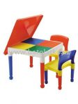  - Barevn plastov stoleek + 2 idliky CARETER od  firkon-kocarky.cz