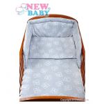  - 3-dln lon povleen New Baby 90/120 cm medvdci na edm   NEW BABY od  www.firkon-kocarky.cz