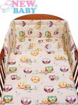  - 3 - dln souprava do postlky 100 x 135 cm SOVIKY bov od  firkon-kocarky.cz