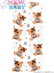 - Flanelov plena s potiskem New Baby bl Cute Teddy od  firkon-kocarky.cz