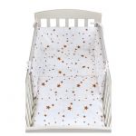  - 3-dln lon povleen New Baby 90/120 cm hvzdiky hnd od  firkon-kocarky.cz
