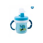  - 2/423 Hrnek s krytem na ptko Colouful Animals modr od  firkon-kocarky.cz