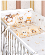  - 3- dln souprava do postlky  P-BABY 120/90cm s rovnm mantinelem  vt soviky blo - bov od  www.firkon-kocarky.cz