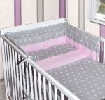  - 3-dln set P-BABY 120/90cm s rovnm mantinelem - ed + rov hvzdiky  Baby tex - esk vroba !!! od  www.firkon-kocarky.cz