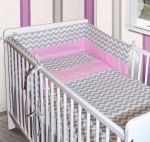  - 3-dln set P-BABY 135/100cm s rovnm mantinelem  ed +rov vlnky Baby Tex - ESK VROBA od  firkon-kocarky.cz
