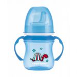  - 35/207 Hrnek trninkov se irokm hrdlem Colorful Animals 120 ml zvtka modr od  firkon-kocarky.cz