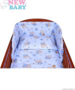  - 3 - dln povleen do postlky New Baby - medvdek modr od  firkon-kocarky.cz
