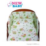  - 3-dln lon povleen New Baby 90/120 cm zelen s medvdkem  NEW BABY od  www.firkon-kocarky.cz