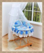  - Ko s vbavou Darland - Patchwork modr - bl moskytira od  firkon-kocarky.cz