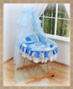  - Ko s vbavou Darland - Patchwork modr - modr moskytira od  firkon-kocarky.cz