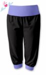  - Sportovn 3/4 legny CAPRI - ern/lila L/XL od  www.firkon-kocarky.cz