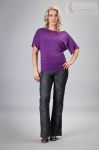  - Elegantn thotensk kalhoty JEANS - ern melr od  firkon-kocarky.cz