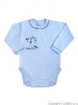  - Celopropnac kojeneck body s dlouhm rukvem Bobas Fashion Benjamin modr od  www.firkon-kocarky.cz