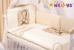  - 3-dln luxusn souprava do postlky s mantinelem okolo cel postlky Sweet Dreams by Teddy Baby SWEET TEDDY bov od  firkon-kocarky.cz