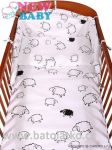  - 3 - dln souprava do postlky oveka   NEW BABY 130 x 100 cm blo- ern od  firkon-kocarky.cz