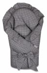  - Rychlozavinovaka 80x80cm s volnkem a stuhou - tmav ed s tekami od  firkon-kocarky.cz