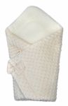  - Luxusn zavinovaka s mal 75x75cm, Minky Baby Duo - smetanov od  firkon-kocarky.cz