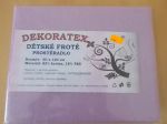  - Dtsk frot prostradlo do postlky 120x60 esk vroba - Dekoratex fialkov od  firkon-kocarky.cz