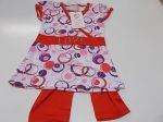  - 2 dln komplet tunika + legny Kool Look erven 12 let od  firkon-kocarky.cz