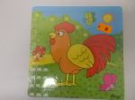  - Devn puzzle pro nejmen 9 dlk kohout od  firkon-kocarky.cz
