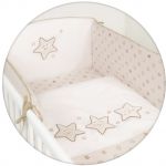  - 3 - dln luxusn  souprava do postlky s vivkou  135x100 cm CEBA BABY hvzdiky bov od  www.firkon-kocarky.cz