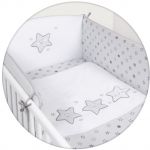  - 3 - dln luxusn  souprava do postlky s vivkou  135x100 cm CEBA BABY hvzdiky ed od  www.firkon-kocarky.cz