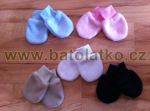  - Fleecov rukaviky (0-6m) s bavlnnm lemem , jednobarevn (rzn barvy)- Golm od  firkon-kocarky.cz