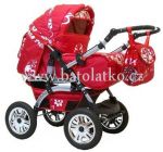  - Kombinovan korek SZYMEK LUX F1 erven + bl kvt od  firkon-kocarky.cz
