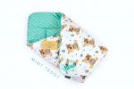  - Oboustrann ZAVINOVAKA MINKY FLOO FOR BABY  MANUFACTURA medvdci TEDDY mentolov od  www.firkon-kocarky.cz