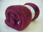 - Jednobarevn dtsk deka do korku 70 x 100 cm - wellsoft VPRODEJ !!! bordo fialov od  firkon-kocarky.cz