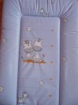  - Pebalovac podloka na komodu  s metrem 70x50cm  zebra CEBA BABY modr od  firkon-kocarky.cz