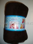  - Jednobarevn dtsk deka do korku 70 x 100 cm - wellsoft VPRODEJ !!! tm.rov od  firkon-kocarky.cz