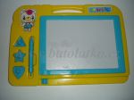 - Magnetick kresc tabulka vetn tuky  a 3 kus raztek  30 x 22 cm luto - modr od  firkon-kocarky.cz