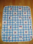  - Pebalovac podloka AKUKU pejsek fotbalista - modr 55 x 70 cm od  firkon-kocarky.cz