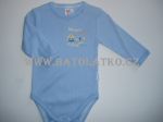  - Bavlnn  body s obrzkem medvdka AUTEX BABY - modr - TOTLN VPRODEJ !!! od  www.firkon-kocarky.cz
