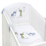  - 3 - dln luxusn  souprava do postlky s vivkou  135x100 cm CEBA BABY  pejsci mod od  www.firkon-kocarky.cz
