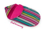  - Vodoodoln oboustrann fusak do korku  3v1  MANUFAKTURA   Floo for baby Pink boomerang od  www.firkon-kocarky.cz