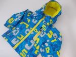  - Dtsk vypodit  uskov bunda Piccola Monellina tyrkys/lut 98/104 od  firkon-kocarky.cz