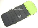  - Zimn pytel - fusak kombi 3 v 1 - ern + zelen  od  www.firkon-kocarky.cz