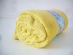  - Jednobarevn dtsk deka do korku 70 x 100 cm - wellsoft VPRODEJ !!! lut od  firkon-kocarky.cz