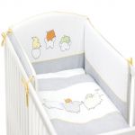  - 3 - dln luxusn  souprava do postlky s vivkou  135x100 cm CEBA BABY sloni na edm od  www.firkon-kocarky.cz