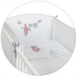  - 3 - dln luxusn  souprava do postlky s vivkou  135x100 cm CEBA BABY zajci od  www.firkon-kocarky.cz