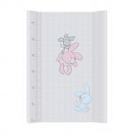  - Ceba Pebalovac podloka s pevnou deskou 2-hrann  70x50 cm zajci na edm od  firkon-kocarky.cz