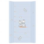  - Ceba Pebalovac podloka s pevnou deskou 2-hrann  80x50 cm zebra modr od  firkon-kocarky.cz