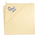  - Ceba Baby Frot osuka s kapuc a vivkou 100x100 cm zebra lut od  www.firkon-kocarky.cz