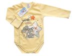  - Celopropnac body s ohrnovacm rukvkem  M-33 esk npis  lut milek   017 AUTEX BABY ESK VROBA  od  www.firkon-kocarky.cz