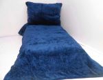  - Povleen do postele 140x 200 cm 70x90 cm  - mikrovlkno syt modr od  firkon-kocarky.cz